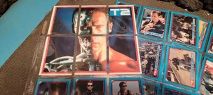 Terminator 2 Judgment Day Completo 38 Juego de Cartas Base y 6 Tarjetas Adhesivas Topps 1991 - Imagen 1 de 10