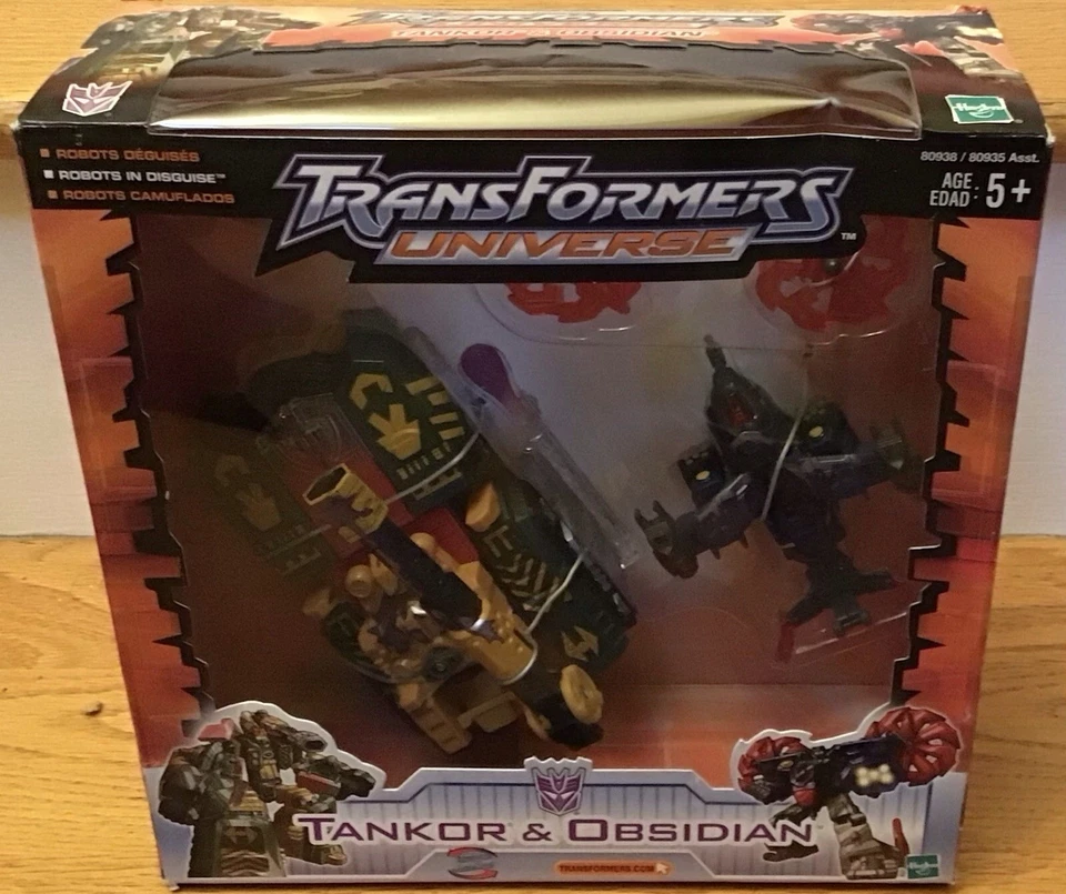 Transformers Universe Tankor & Obsidian 2003 Hasbro SIN ABRIR NUEVO EN CAJA Foto 1 de 4