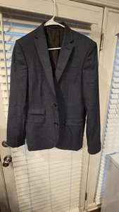 Blazer de sastrería Next para hombre chaqueta ajustada azulada talla 40R largo Slv bolsillos forrados  - Imagen 1 de 5