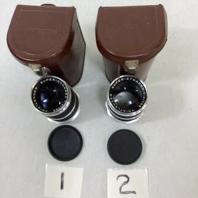 Lente Voigtlander Vintage Super-Dynarex 4/135 mm - Con estuche de cuero Foto 1 de 4