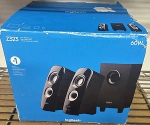 Logitech Z323 Speaker System 30W RMS 360Degree Subwoofer & Satellites“New” - Afbeelding 1 van 5