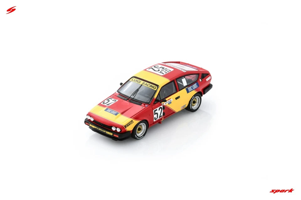 1/43 SPARK SB423- Alfa Romeo GTV6 #52 24H Spa 1984 M. Micangeli-Zapico-Sala - Immagine 1 di 1