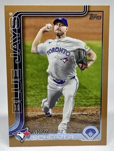 Max Scherzer #686 - 2025 Topps Series 2 Gold Border /2025 #’d SP Blue Jays - Picture 1 of 8