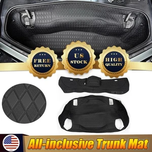 For Corvette C8 2020-2024 Full Rear Trunk Mats Cargo Mat Liners Cover Carpeted . - Picture 1 of 15