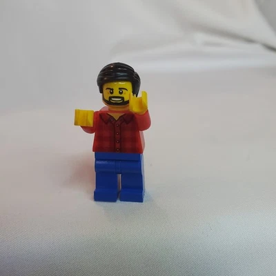 LEGO CITY CTY043 Male Camper Red Plaid Shirt Minifigure From Set 60182 - Image 1 of 2