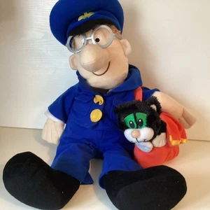 Postman Pat & Jess The Cat Set Plus Soft Toys  60 cms 2004 TV Children's Program - Picture 1 of 8