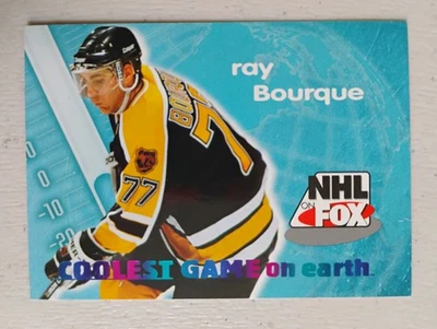 95 96 SKYBOX IMPACT NHL ON FOX RAY BOURQUE #3 - Image 1 of 2