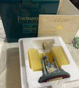 WDCC Disney Enchanted Castles Cinderella's Castle Ornament COA 1st In Series Box - Picture 1 of 8