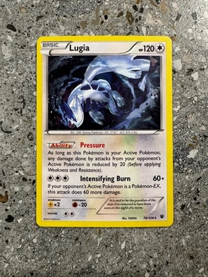 Pokemon TCG Cards Lugia 78/124 Fates Collide Cracked Ice Holo Rare NM - Image 1 of 4