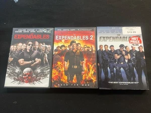 The Expendables 1 2 & 3 DVD Trilogy Stallone Schwarzenegger Statham Willis - Picture 1 of 5
