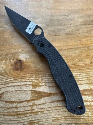 Spyderco Military 2 Salt MAGNACUT DLC Blade Black G10 C36GMCBKP2 Factory SecondB - Image 1 of 4