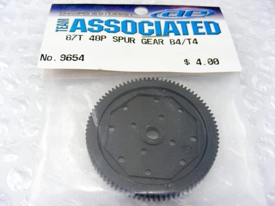 Vintage Team Associated RC10 B4 T4 87T Black Spur Gear Made in USA NEW NOS NIP ! - Image 1 of 2