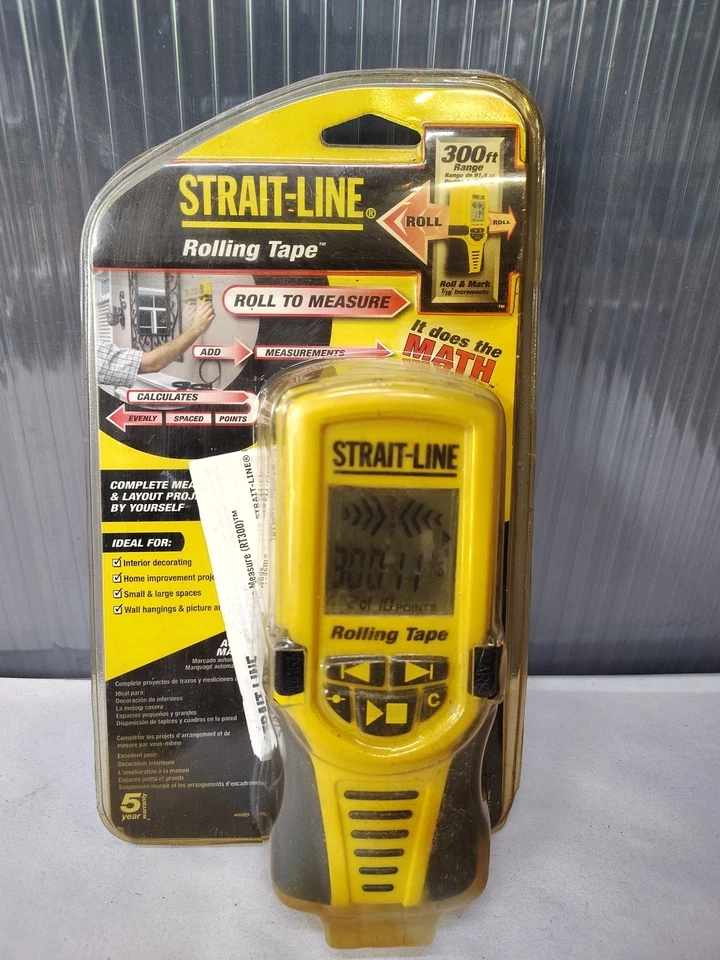 Strait Line Rolling Tape Measure Digital Display  - Image 1 of 4