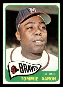 1965 Topps TOMMIE AARON #567 VG-EX Milwaukee Braves - Picture 1 of 2