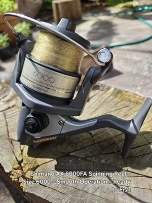Shimano AX 6000FA Spinning Reel – Dyna Balance – Ball Bearing – 6000 Size - Image 1 of 4