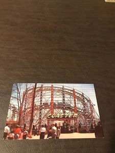 UNPOSTED POSTCARD - ROLLER COASTER AT LINCOLN PARK - NORTH DARTMOUTH, MASS. - Picture 1 of 2