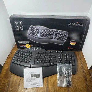 Teclado dividido ergonómico inalámbrico Perixx Periboard-612B modo dual - Imagen 1 de 4