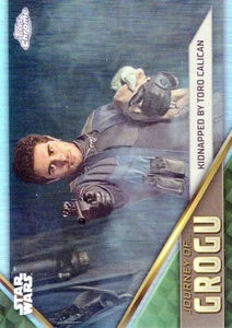 2023 Topps Chrome Star Wars " Kidnapped By Toro Calican" Grogu. #JG-5. NM-Mint! - Picture 1 of 2