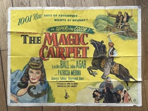 The Magic Carpet Original Movie Poster - Lucille Ball - Picture 1 of 7