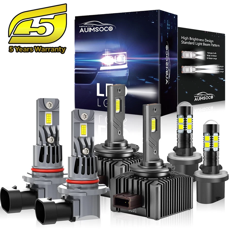 For Cadillac Escalade EXT 2003-2006 Base Crew Cab Pickup 4-Door LED Headlight 6x - Image 1 of 4