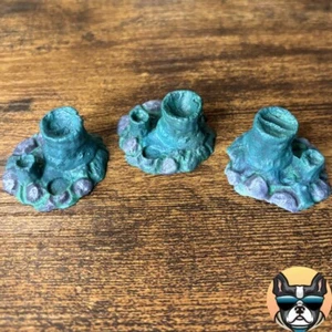 Dungeon & Dragons: Miniature Terrain- Green Bubbling Geyser Set- Hand Painted! - Picture 1 of 4