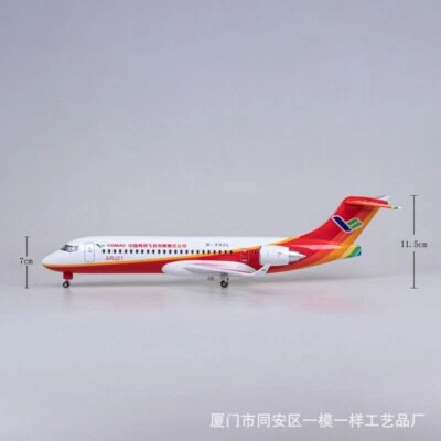 Exhibición ARJ21 de avión comercial de 47 cm 1/70 con soporte adorno modelo juguete Foto 1 de 4