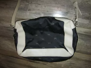 LADYS PURSE TRUSSARDI MADE IN ITALY DOG PRINT GREYHOUND TYPE VG CONDITION - Picture 1 of 9