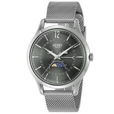 [Henry London] BAYSWATER Quartz 38MM Watch HL39-LM-0209 Silver 