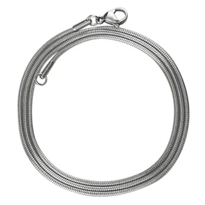 Sale 2mm Snake Chain for Women 18-28" 100% Stainless Steel Necklace Silver Color - Picture 1 of 6