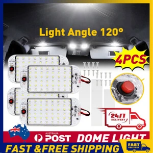 4x 12V-24V 48Led White Interior Ceiling Light Dimmable Cool RV、Camper Natural - Picture 1 of 10
