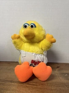 Peluche pannolino Big Bird Baby Hasbro Softies Sesame Street giallo Luvs 11" Muppet - Foto 1 di 3