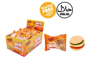 BIP Gummi Zone BIG BURGERS Sweets Gummy Jelly Gluten Free Halal Christmas Candy - Picture 1 of 6