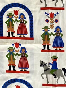 Vintage skandinavischer Volkskunststoff NEU Mitte des Jahrhunderts schwedischer Bauer Amish 5,5+ - Bild 1 von 10