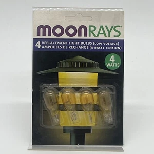 Moonrays Low Voltage Light Bulbs Yellow 4 Pack 12V 4W 52-4105-4 - Picture 1 of 2