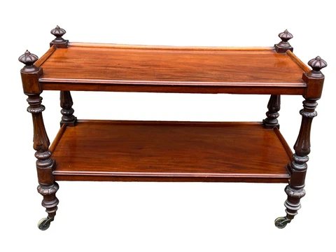 Antique Bar Buffet Trolley Cart 44x19x32 Cover