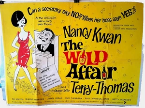 THE WILD AFFAIR 1965 Original British Quad Poster 30x40 NANCY KWAN - Picture 1 of 1