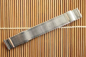 RIBBON LIKE 18MM MESH STRAIGHT TIP BONKLIP WATCHBAND WATCH BAND STRAP BRACELET - Picture 1 of 6