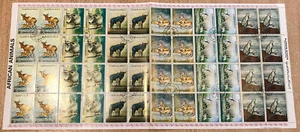 Fauna M26 Animales Salvajes Elefantes Leones - Hoja (48v) Árabe 1972 CV 16 eur - Imagen 1 de 7