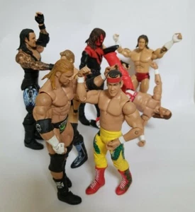 WWE Wrestling Action Figures Undertaker HBK Dragon Kane HHH Jericho CM Punk - Picture 1 of 7