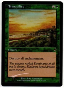 Tarjeta Magic Invasion 2000: #217/350 Tranquility Common Foil TCG, sin jugar - Imagen 1 de 1