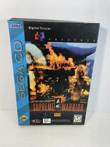 Supreme Warrior SEGA CD 2 dischi scatola lunga testato e funzionante BELLO da immagini digitali - Foto 1 di 14