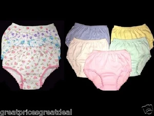 4pk Girl's Underwear 100% Cotton Colors Designs Infant Toddler Preteen Size 1-12 - Picture 1 of 14