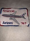 Vintage 1980s AMERICAN AIRLINES Large JACKET PATCH ~ 767 Logo 4.5” ~ RARE