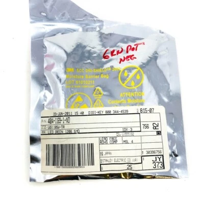 25 piezas Stanley UG1105W-TR discreto verde LED indicación 525 nm 3,3 V Foto 1 de 2