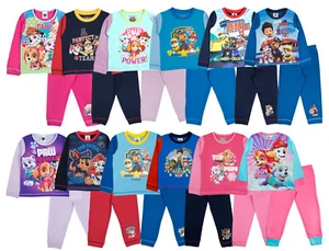 Nickelodeon Paw Patrol Pyjamas Boys Girls 2 Piece Full Length Pjs Set Kids Size - Picture 1 of 36