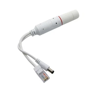 48V to 12V 10/100Mbps Power Over Ethernet Splitter Adapter for IP Camera, White - Afbeelding 1 van 8