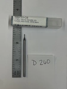 1 MULINO TERMINALE IN METALLO DURO DIAMETRO 1/32" NUOVO HARVEY 990731-C6. 3FL SQ. LOC 5/32" (D260) - Foto 1 di 4