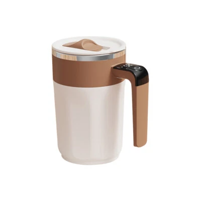 Self-stirring Coffee Mug Magnetic Stirring Cup Rechargeable With LCD Thermometer - Image 1 of 4