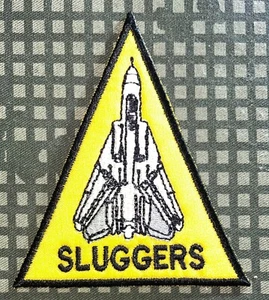 USN F-14 Tomcat VF-103 "Sluggers" Patch Hook & Iron-On Repro New A118 - Picture 1 of 2