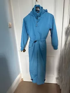 SKI SUIT KILLY. SIZE 10. POWDER BLUE. ONE PIECE. EARLY DESIGNER. USED TWICE. - Picture 1 of 20